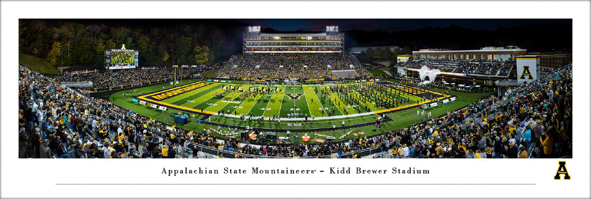 Appalachian State Mountaineers - Kidd Brewer Stadium - Unframed Poster