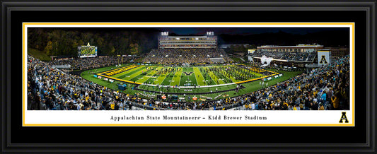 Appalachian State Mountaineers - Kidd Brewer Stadium - Deluxe Frame with Double Mat