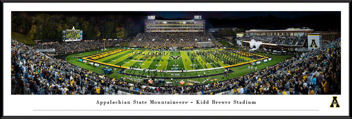 Appalachian State Mountaineers - Kidd Brewer Stadium - Standard Frame