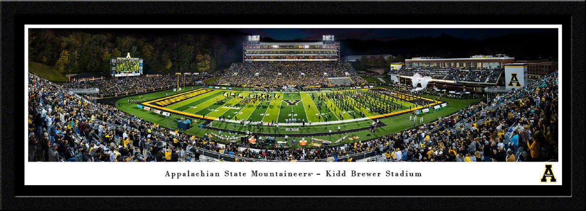 Appalachian State Mountaineers - Kidd Brewer Stadium - Select Frame with Single Mat