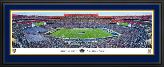 Navy Midshipmen - Army vs Navy America's Game - Deluxe Frame with Double Mat