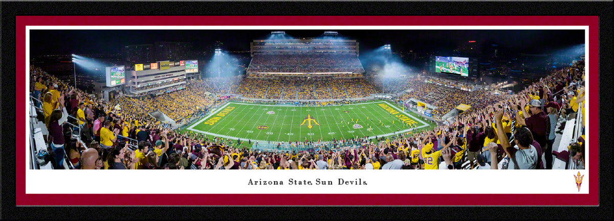 Arizona State Sun Devils - Mountain America Stadium - Select Frame with Single Mat