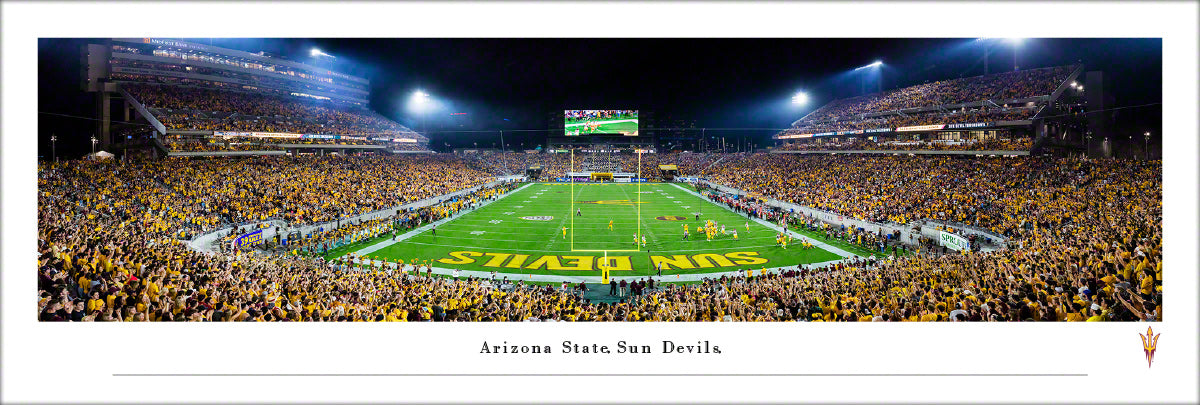 Arizona State Sun Devils - Mountain America Stadium - Endzone - Unframed Poster