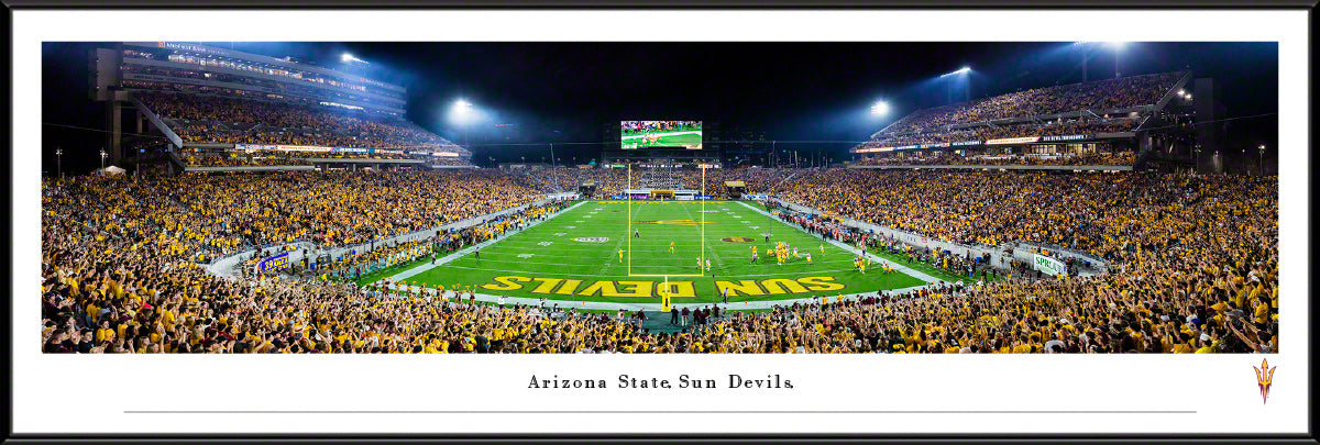 Arizona State Sun Devils - Mountain America Stadium - Endzone - Standard Frame