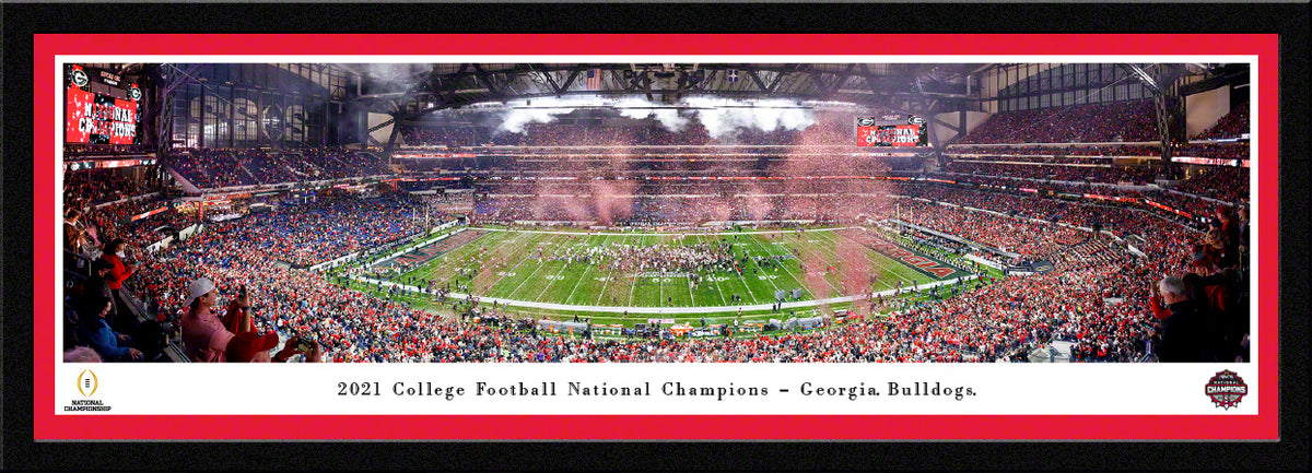 Georgia Bulldogs - 2022 CFP National Championship Celebration - Select Frame with Single Mat