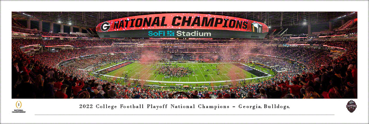 Georgia Bulldogs - 2023 CFP National Championship Celebration - Unframed Poster