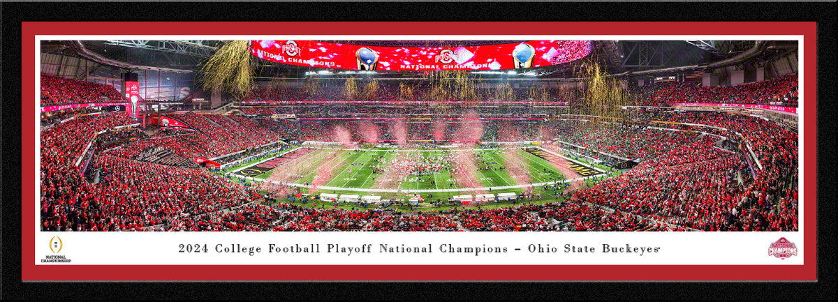 Ohio State Buckeyes - 2025 CFP National Championship Celebration - Select Frame with Single Mat