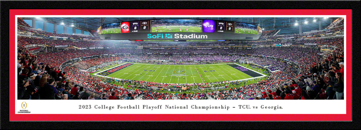 Georgia Bulldogs - 2023 CFP National Championship Kickoff - Select Frame with Single Mat