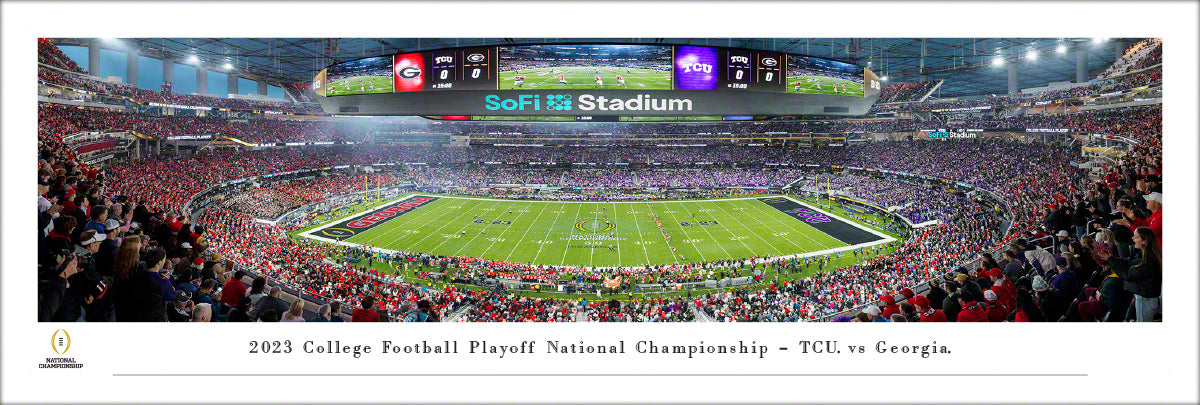 Georgia Bulldogs - 2023 CFP National Championship Kickoff - Unframed Poster