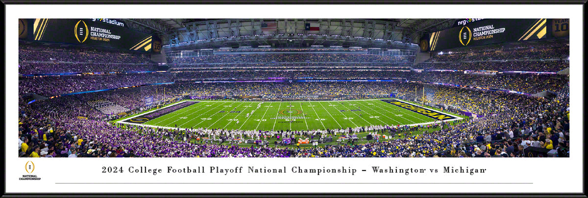 Michigan Wolverines - 2024 CFP National Championship Kickoff - Standard Frame