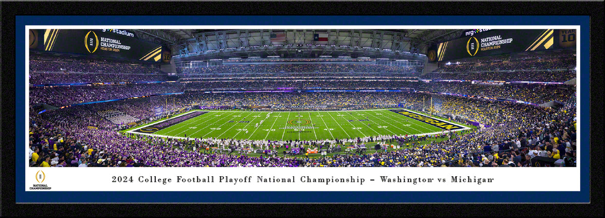 Michigan Wolverines - 2024 CFP National Championship Kickoff - Select Frame with Single Mat