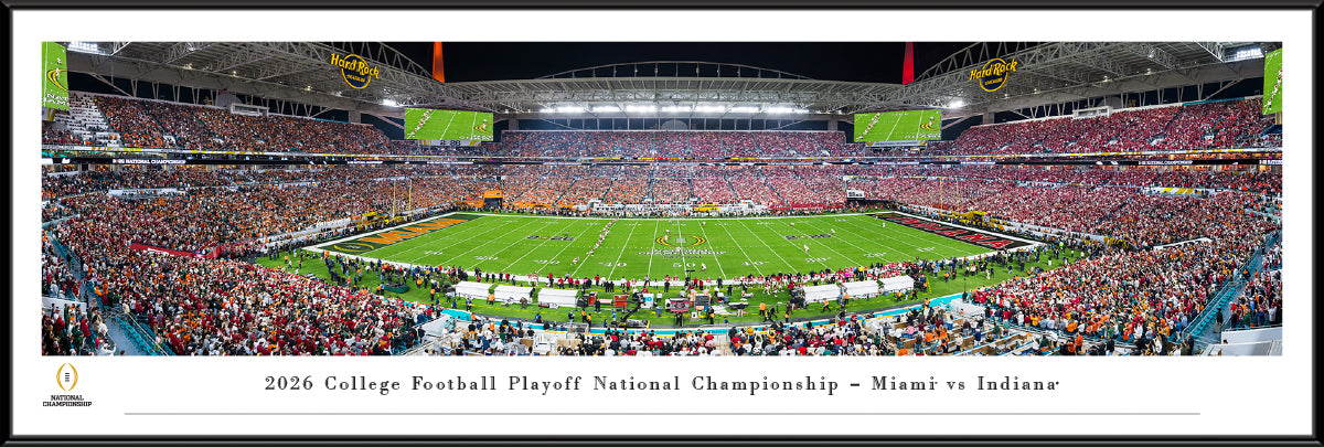 Indiana Hoosiers - 2026 CFP National Championship Kickoff - Standard Frame