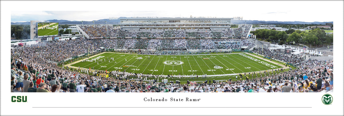 Colorado State Rams - Canvas Stadium - Unframed Poster