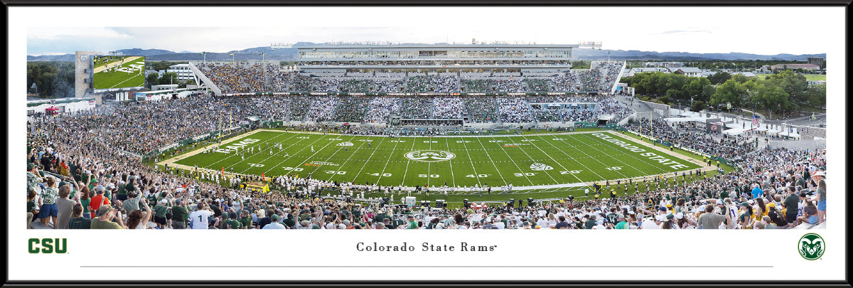 Colorado State Rams - Canvas Stadium - Standard Frame