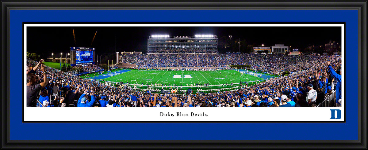 Duke Blue Devils - Wallace Wade Stadium - Deluxe Frame with Double Mat