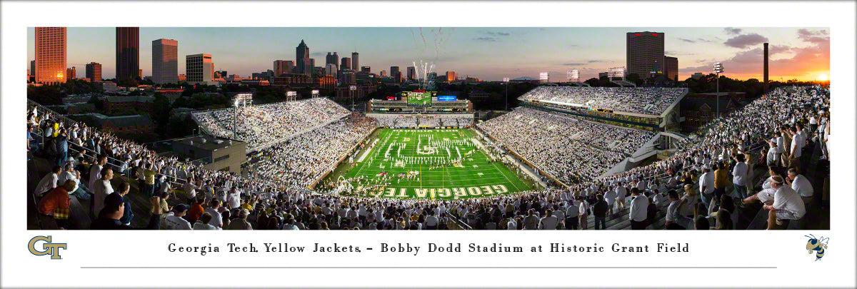 Georgia Tech Yellow Jackets - Bobby Dodd Stadium Band - Unframed Poster