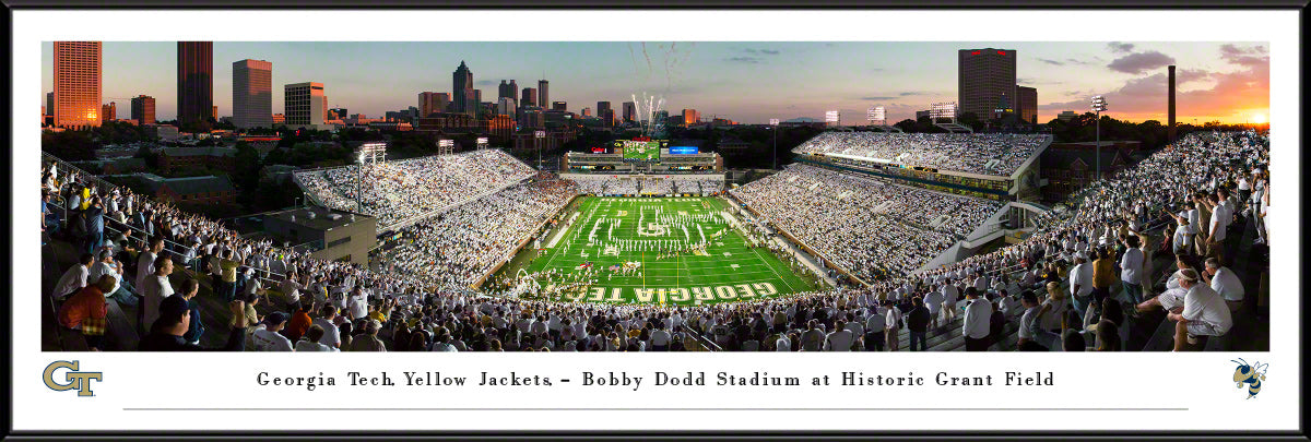 Georgia Tech Yellow Jackets - Bobby Dodd Stadium Band - Standard Frame