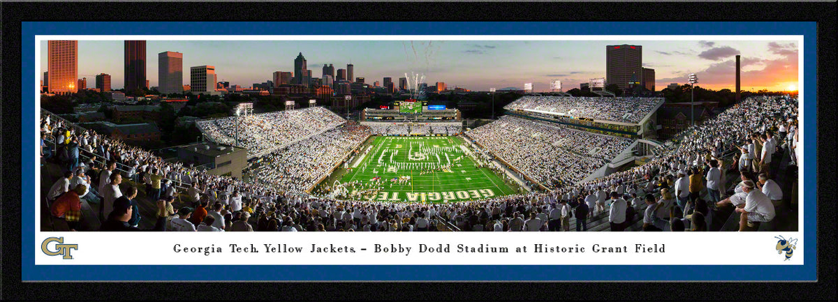 Georgia Tech Yellow Jackets - Bobby Dodd Stadium Band - Select Frame with Single Mat