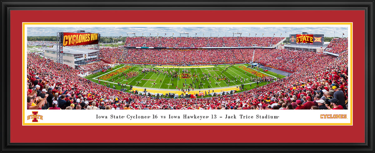 Iowa State Cyclones - Jack Trice Stadium - Deluxe Frame with Double Mat