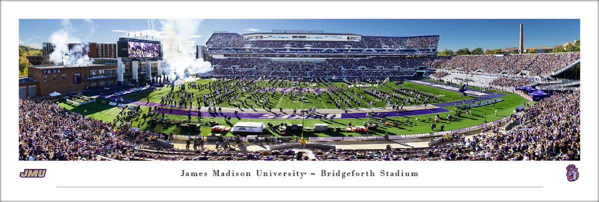 JMU Dukes - Bridgeforth Stadium - Unframed Poster