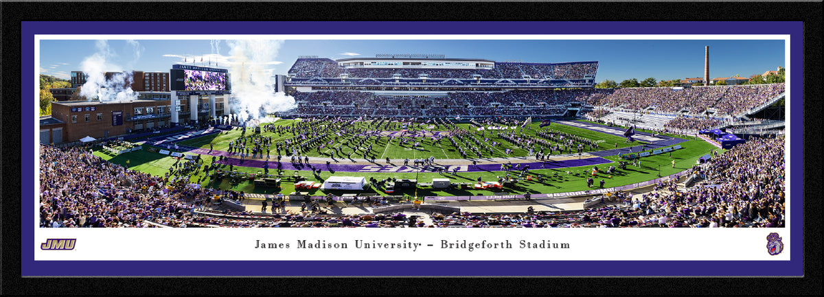 JMU Dukes - Bridgeforth Stadium - Select Frame with Single Mat