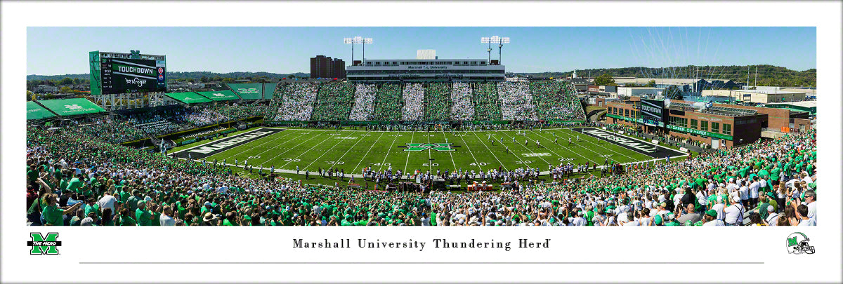 Marshall Thundering Herd - Joan C. Edwards Stadium - Unframed Poster