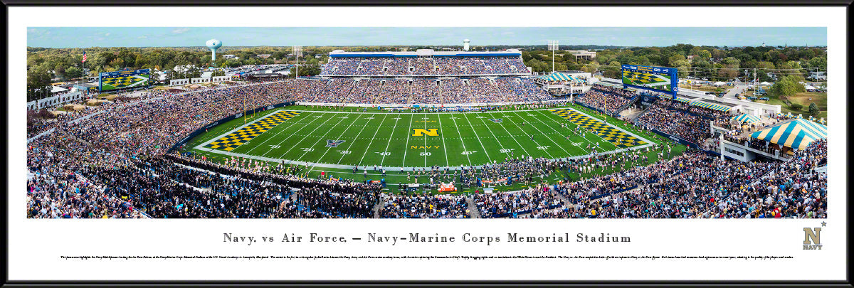 Navy Midshipmen - Navy-Marine Corps Memorial Stadium - Standard Frame