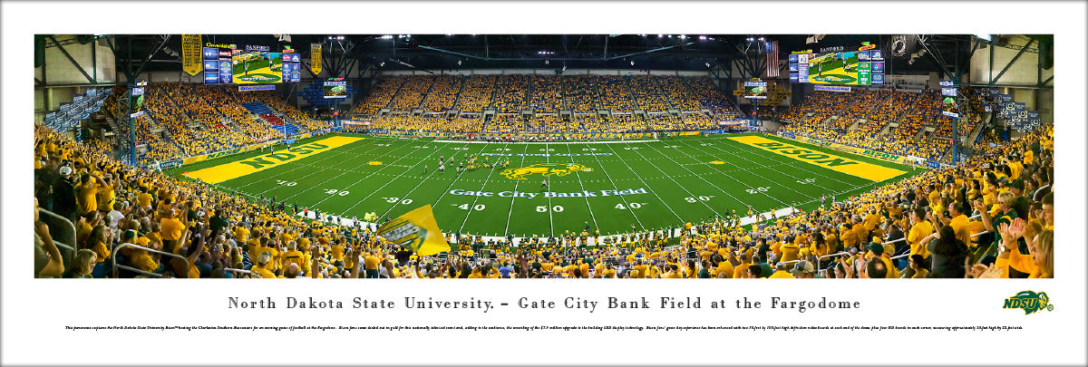 North Dakota State Bison - The Fargodome - Unframed Poster