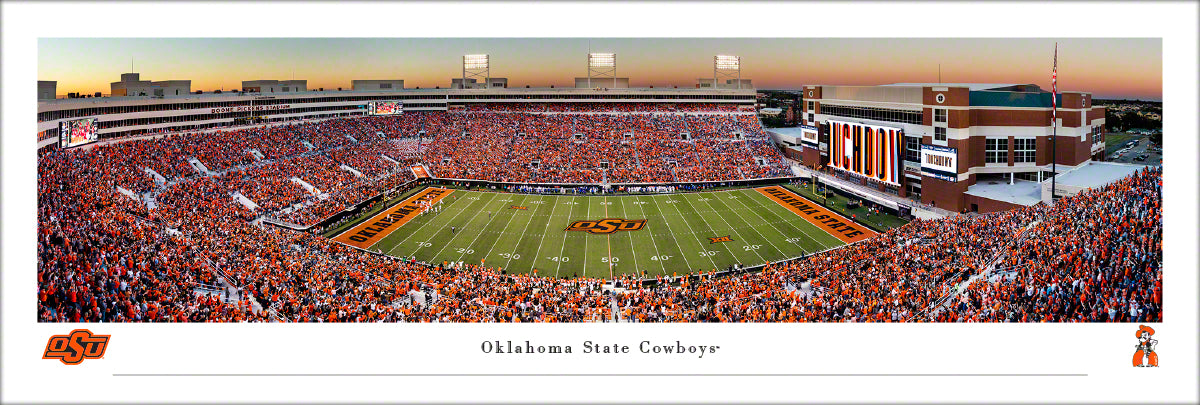 Oklahoma State Cowboys - Boone Pickens Stadium - Unframed Poster
