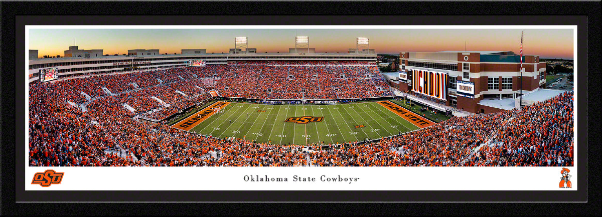 Oklahoma State Cowboys - Boone Pickens Stadium - Select Frame with Single Mat