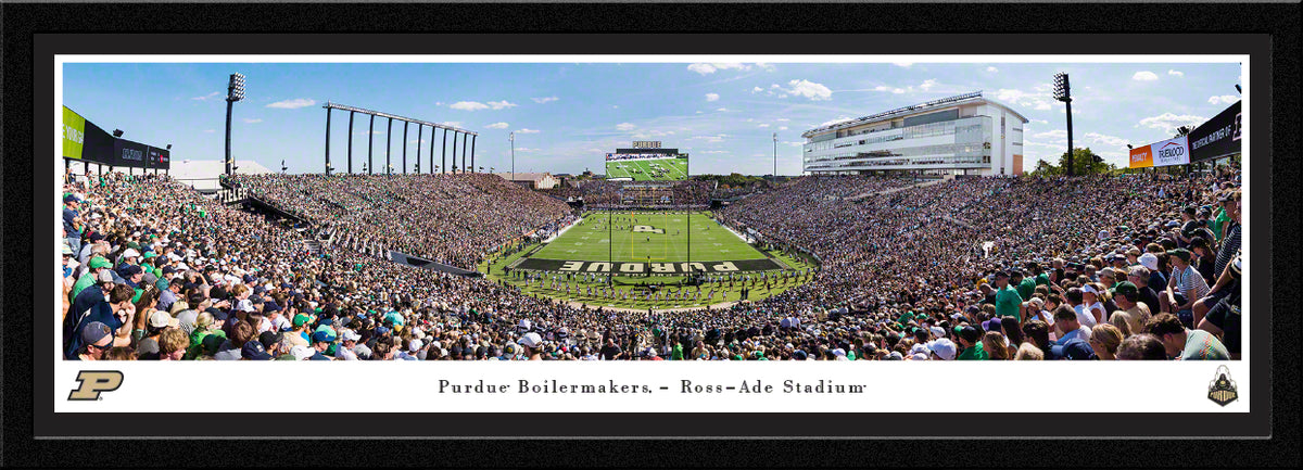 Purdue Boilermakers - Ross-Ade Stadium Endzone - Select Frame with Single Mat