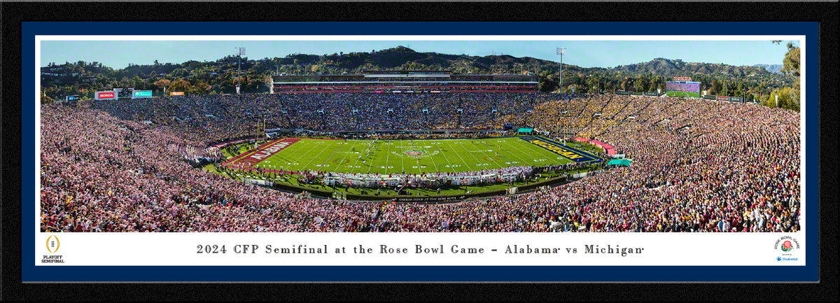 Michigan Wolverines 2024 CFP Rose Bowl Game - Select Frame with Single Mat