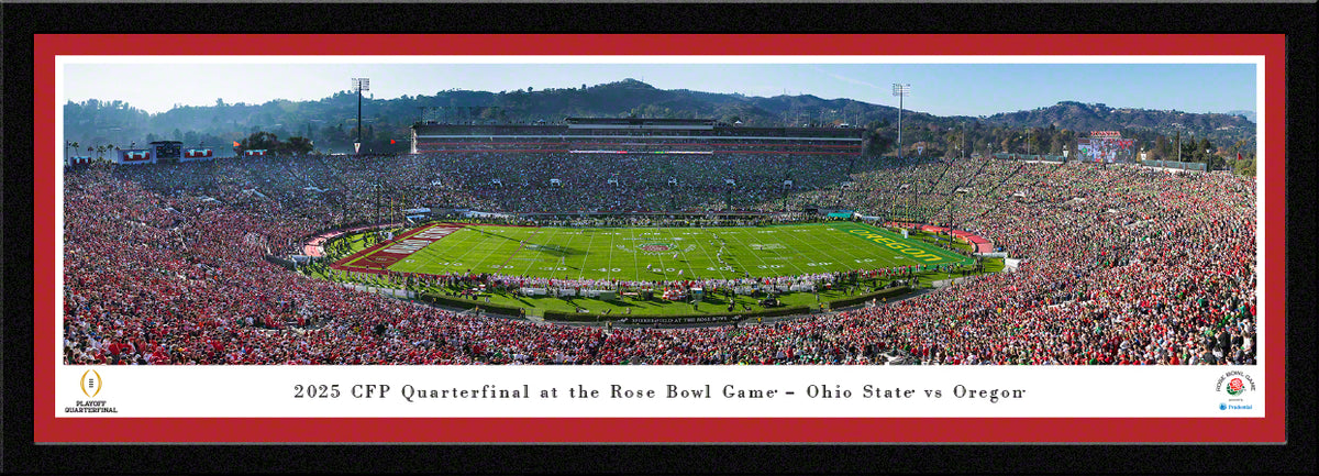 Ohio State Buckeyes 2025 CFP Rose Bowl Game - Select Frame with Single Mat