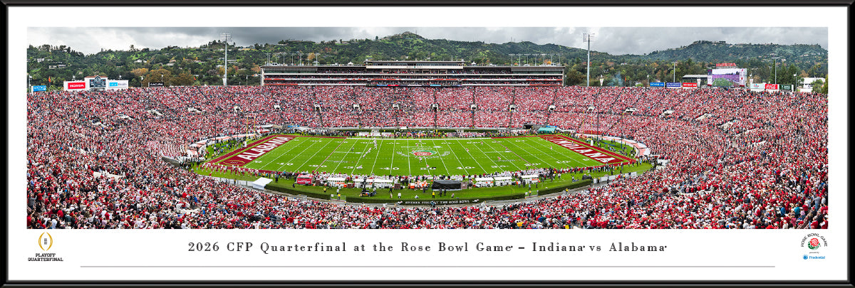 Indiana Hoosiers 2026 CFP Rose Bowl Game - Standard Frame