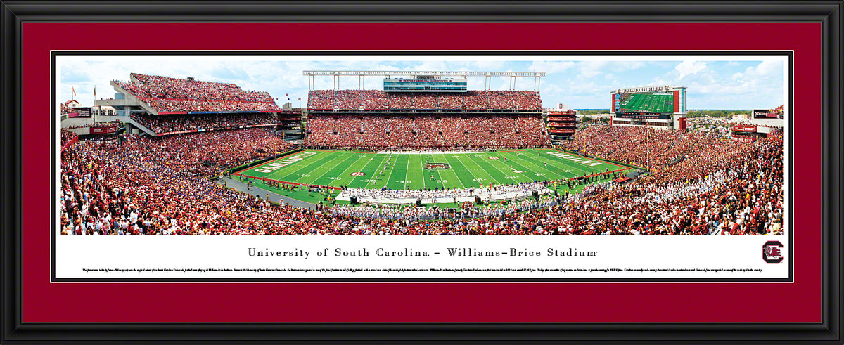 South Carolina Gamecocks - Williams-Brice Stadium - Deluxe Frame with Double Mat