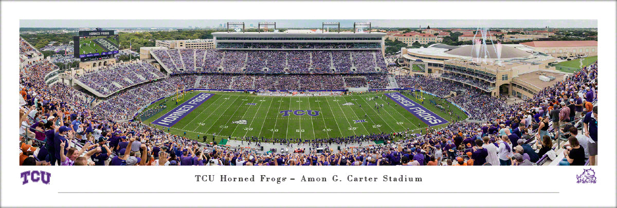 TCU Horned Frogs - Amon G. Carter Stadium - Unframed Poster