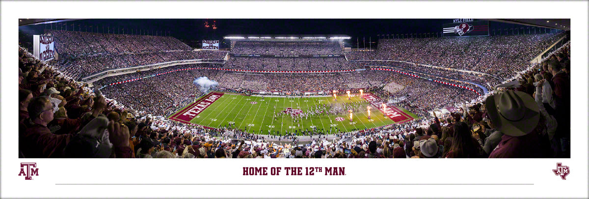 Texas A&M University - Kyle Field - Home of the 12th Man - Unframed Poster