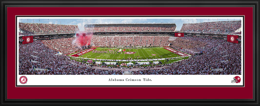 Alabama Crimson Tide - Bryant-Denny Stadium - Deluxe Frame with Double Mat
