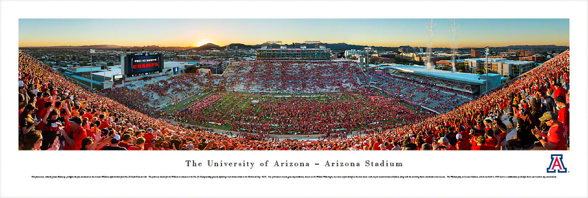 University of Arizona Wildcats - Arizona Stadium - Unframed Poster