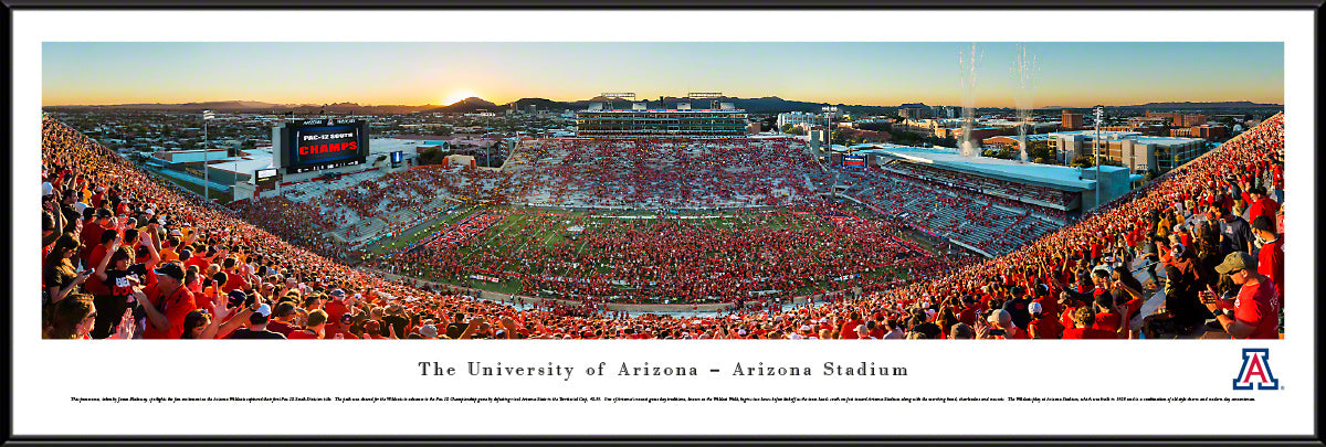 University of Arizona Wildcats - Arizona Stadium - Standard Frame