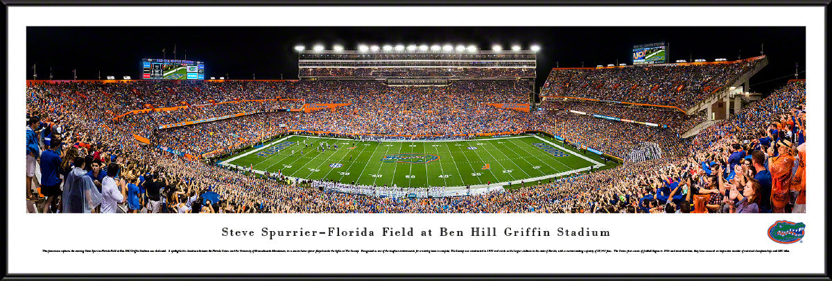 University of Florida - The Swamp - Steve Spurrier-Florida Field at Ben Hill Griffin Stadium - Standard Frame