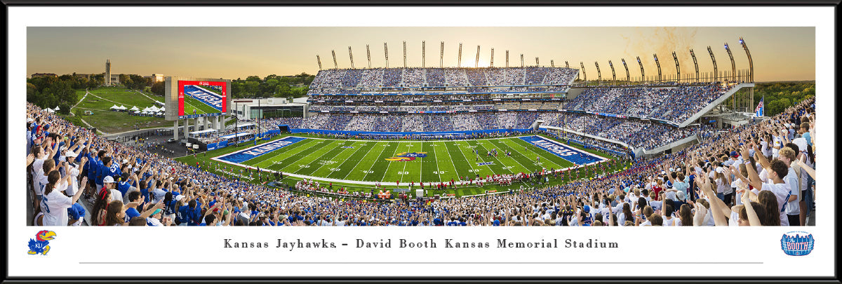 Kansas Jayhawks - David Booth Kansas Memorial Stadium - Standard Frame