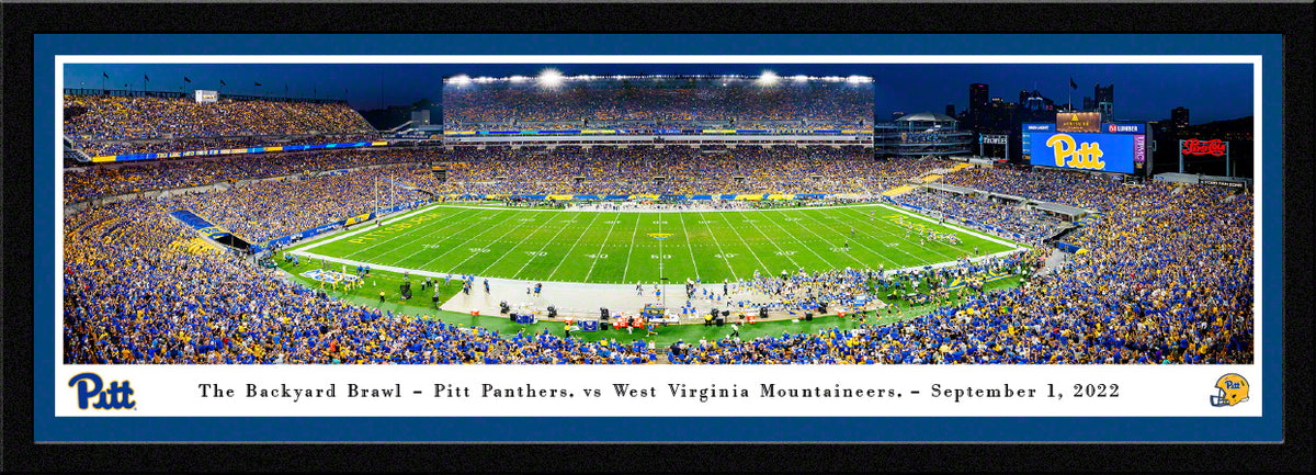 Pitt Panthers - Acrisure Stadium - The Backyard Brawl - Select Frame with Single Mat
