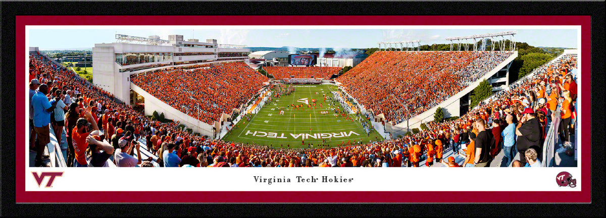 Virginia Tech Hokies - Lane Stadium Endzone - Select Frame with Single Mat