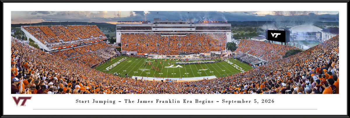 Virginia Tech Hokies - Lane Stadium - The James Franklin Era Begins - Standard Frame