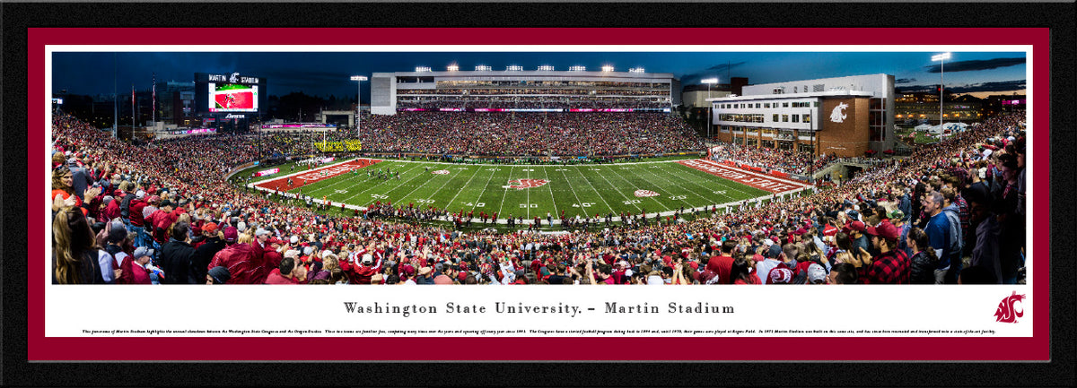 Washington State Cougars - Martin Stadium - Select Frame with Single Mat