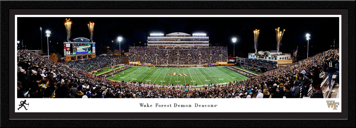 Wake Forest Demon Deacons - Allegacy Stadium - Select Frame with Single Mat